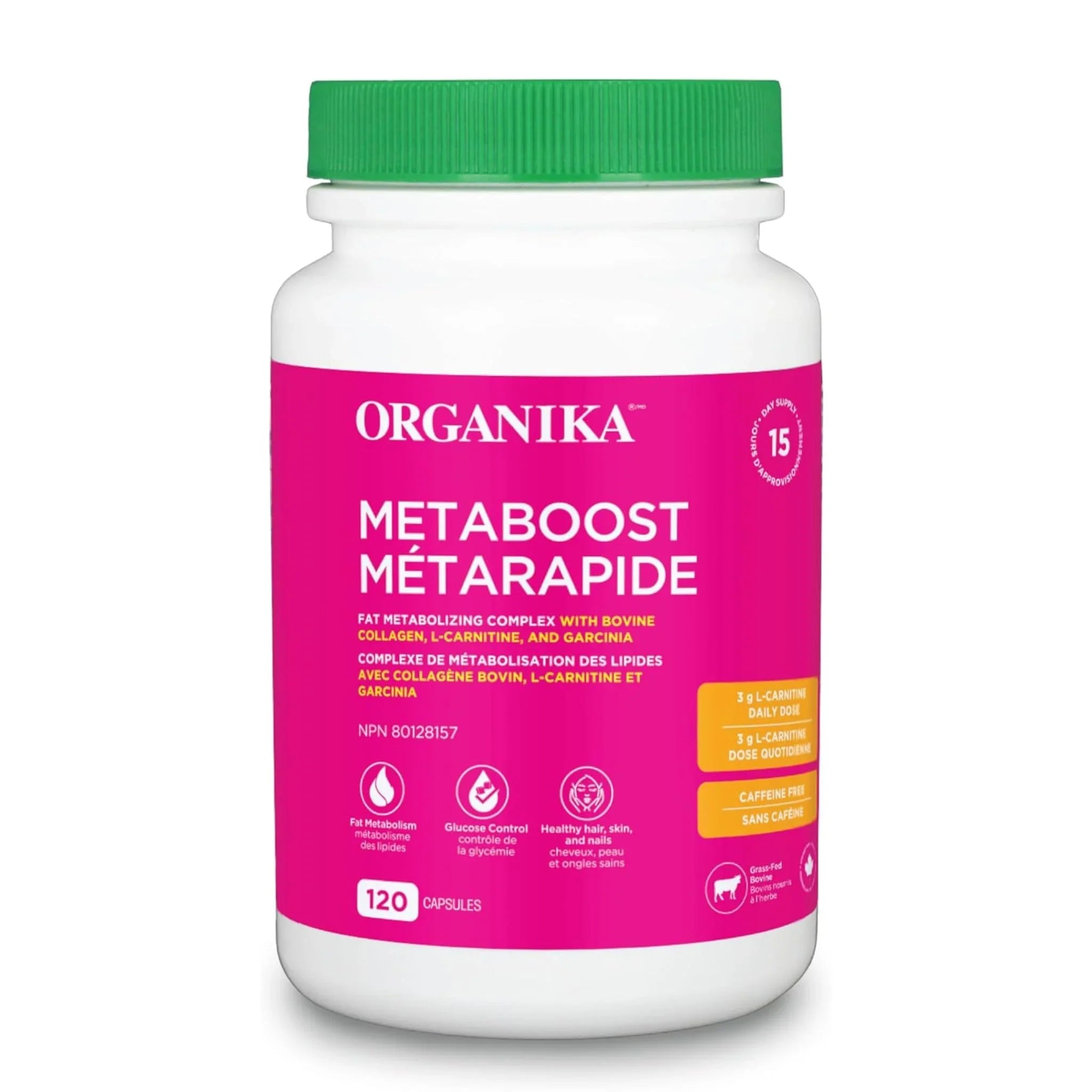 Organika Metaboost 120 Capsules - Nature's Source Inc
