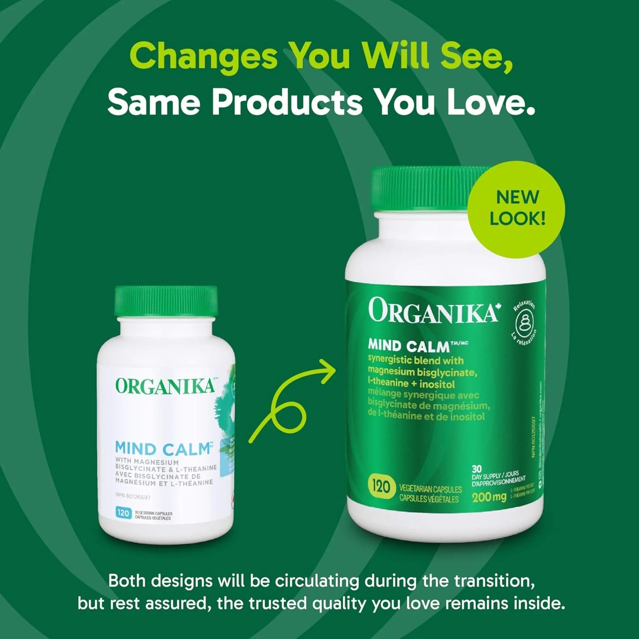 Organika Mind Calm 120 Vegan Capsules - Nature's Source Inc