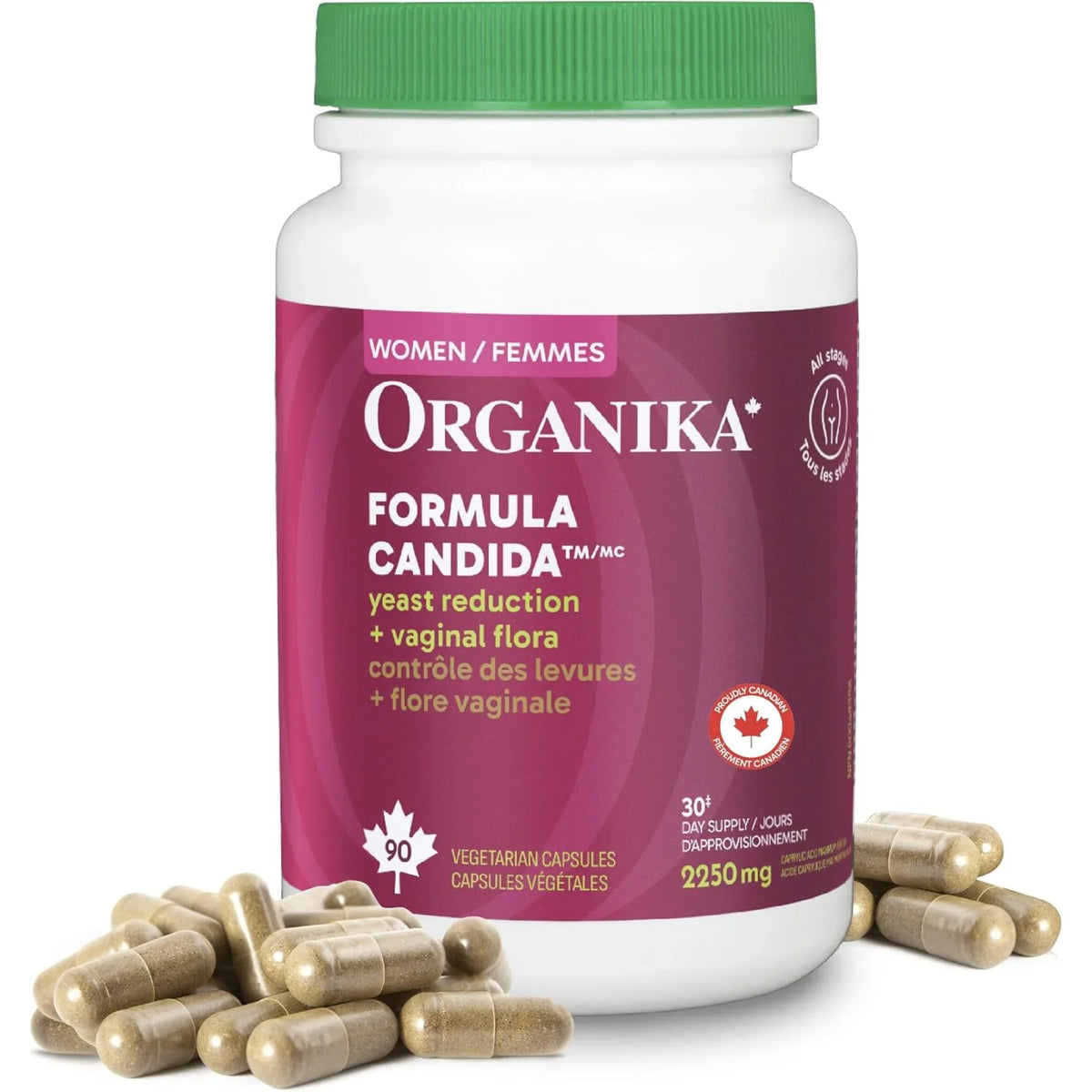 Organika Formula Candida 90 Vegan Capsules