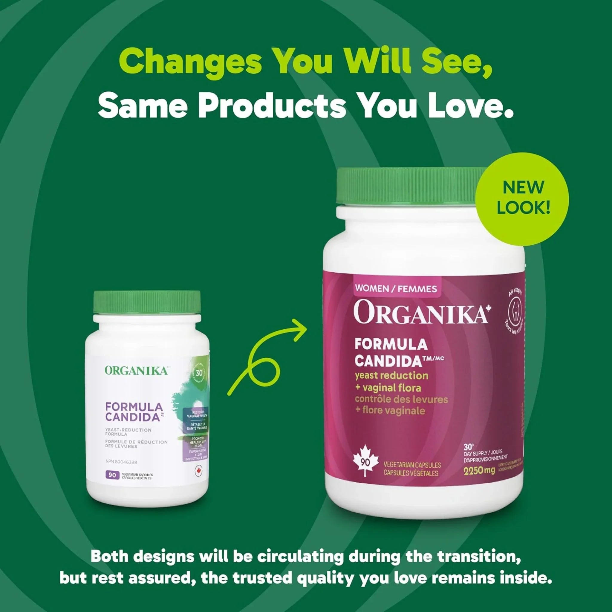 Organika Formula Candida 90 Vegan Capsules