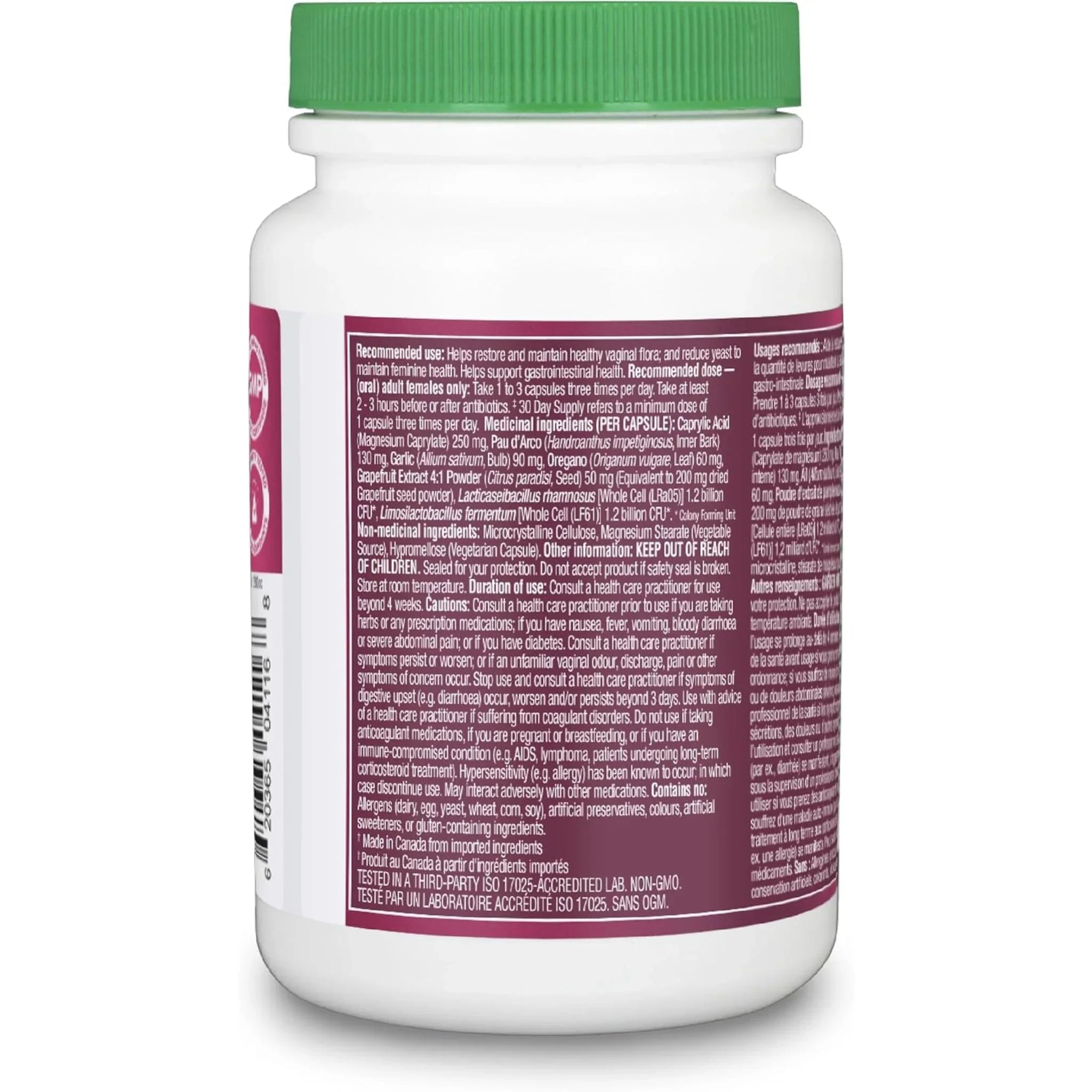Organika Formula Candida 90 Vegan Capsules