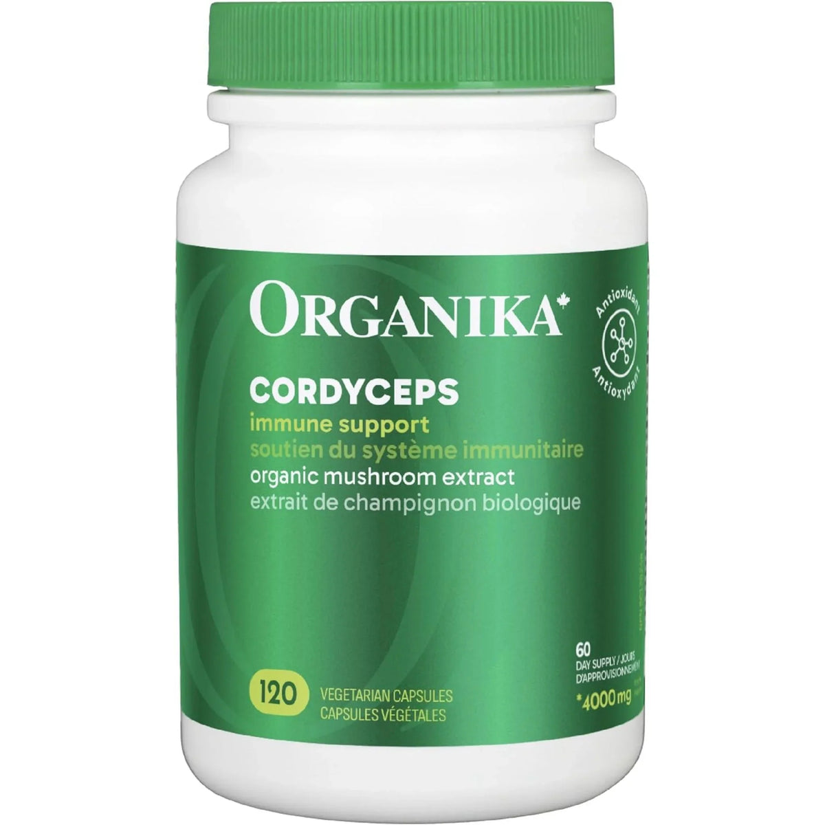Organika Cordyceps 120 Vegan Capsules