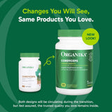 Organika Cordyceps 120 Vegan Capsules