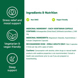 Organika Ashwagandha 500mg 60 Vegan Capsules