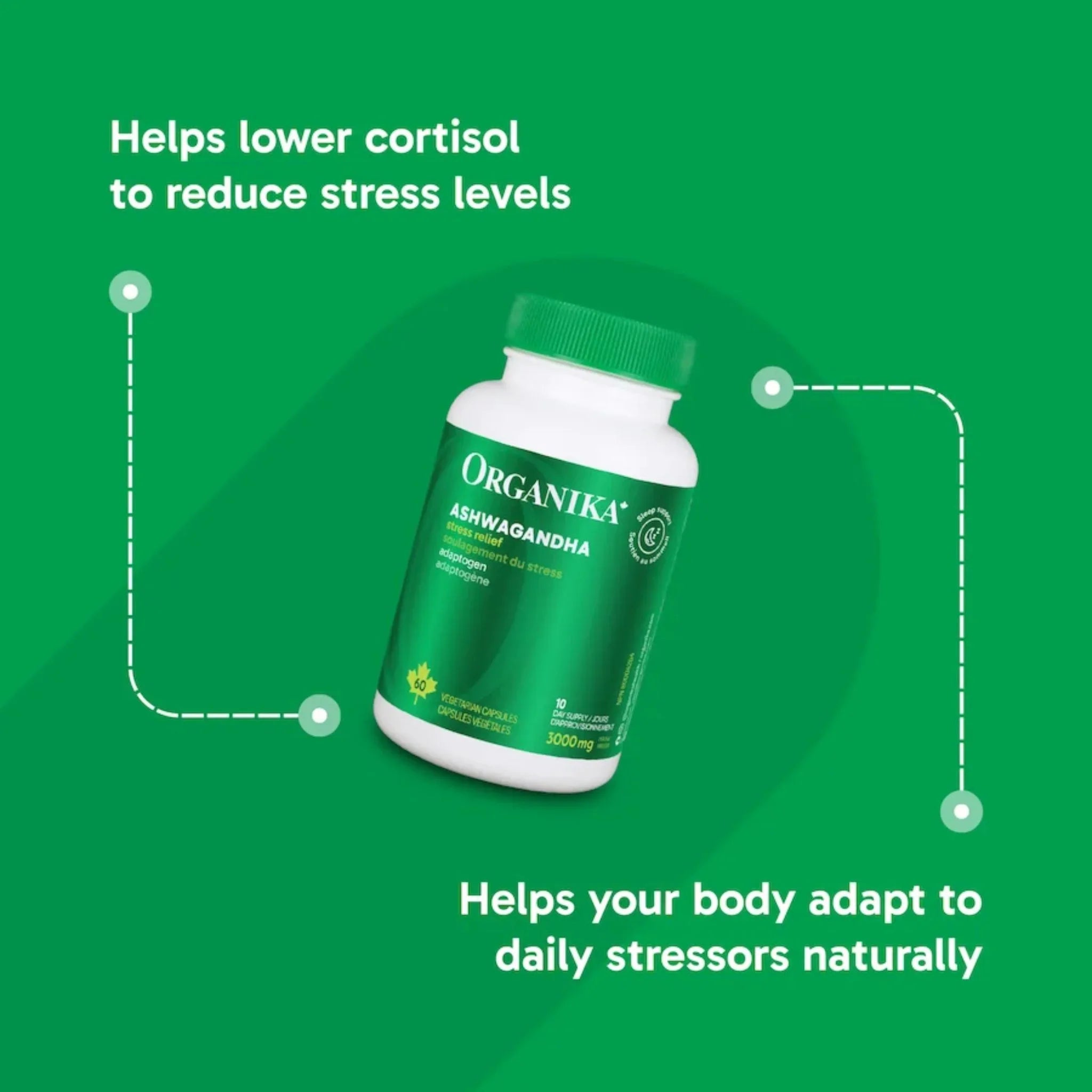 Organika Ashwagandha 500mg 60 Vegan Capsules