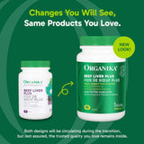 Organika Beef Liver Plus 500mg 90 Capsules