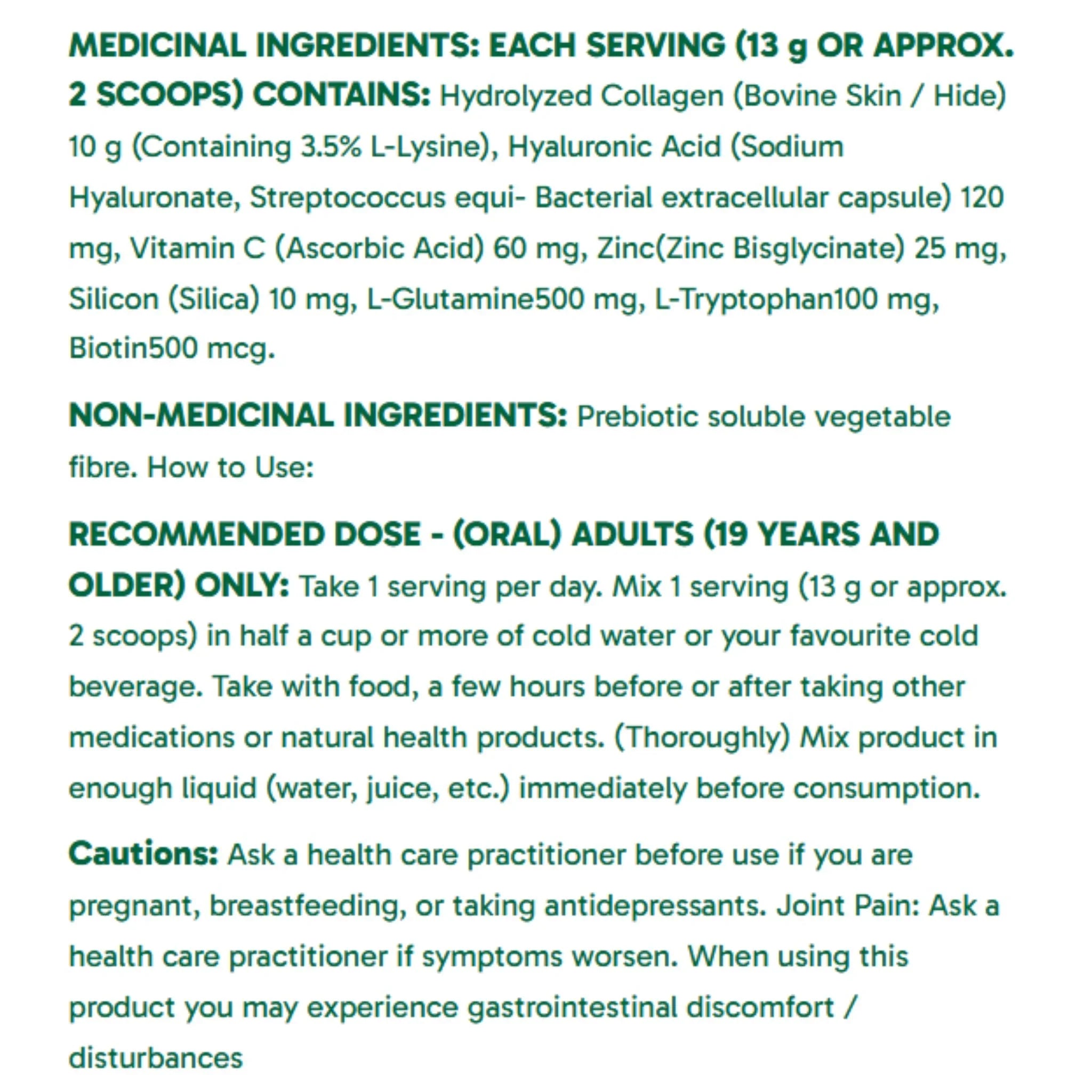 Organika Full Body Enhanced Collagen 600g - Nature's Source Inc