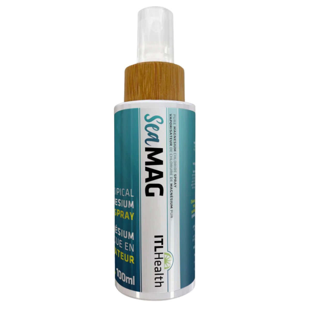 ITL Health SeaMAG Topical Magnesium Spray 100ml - Soothe Tired Muscles And Tone Your Skin, Perfect For Relaxation And Rejuvenation, Relief And Support Overall Skin Health, Absorbs Quickly