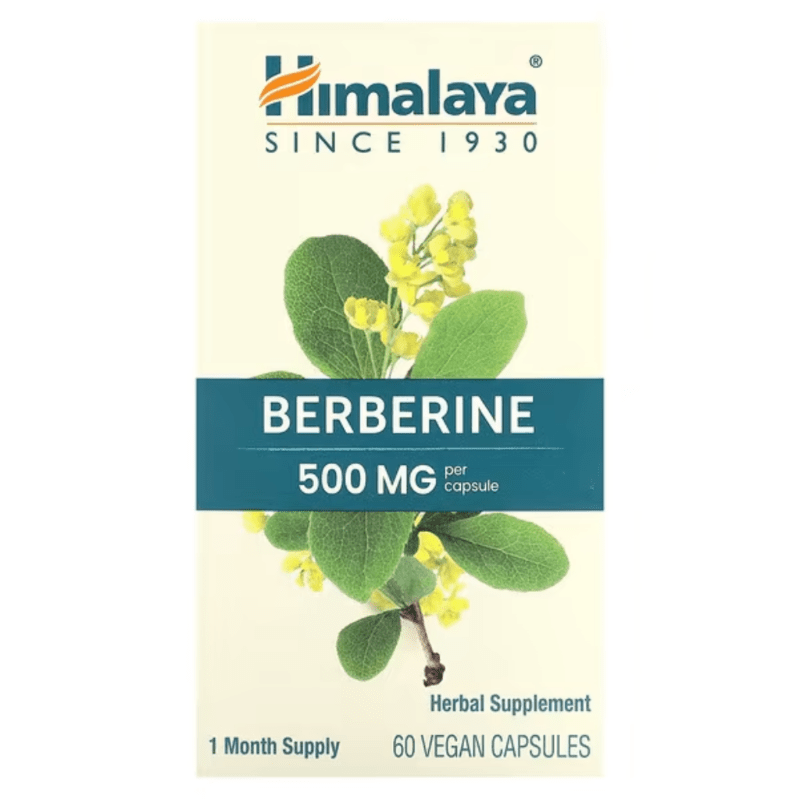 Himalaya Berberine 500mg 60 Vegan Capsules - Promotes Immune System For Body's Defenses, Provides GI Support To Promote Gastrointestinal Wellness, Supports Maintenance Of Cholesterol Levels