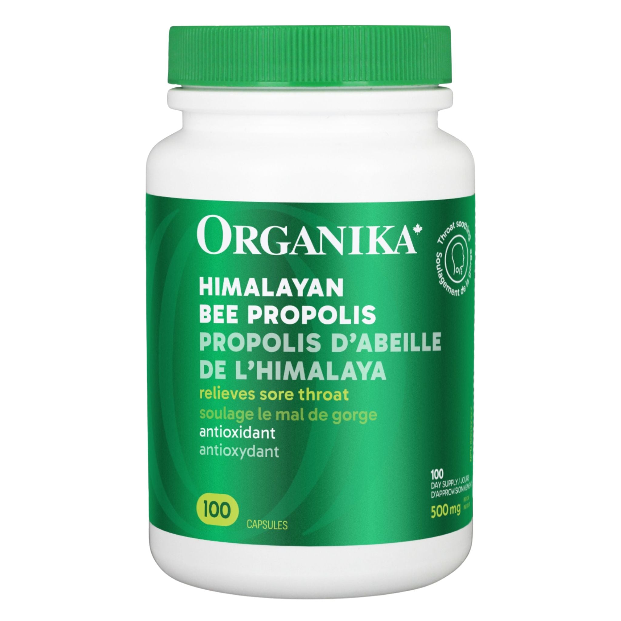 Organika Bee Propolis Himalayan 500mg 100 Capsules - Nature's Source Inc