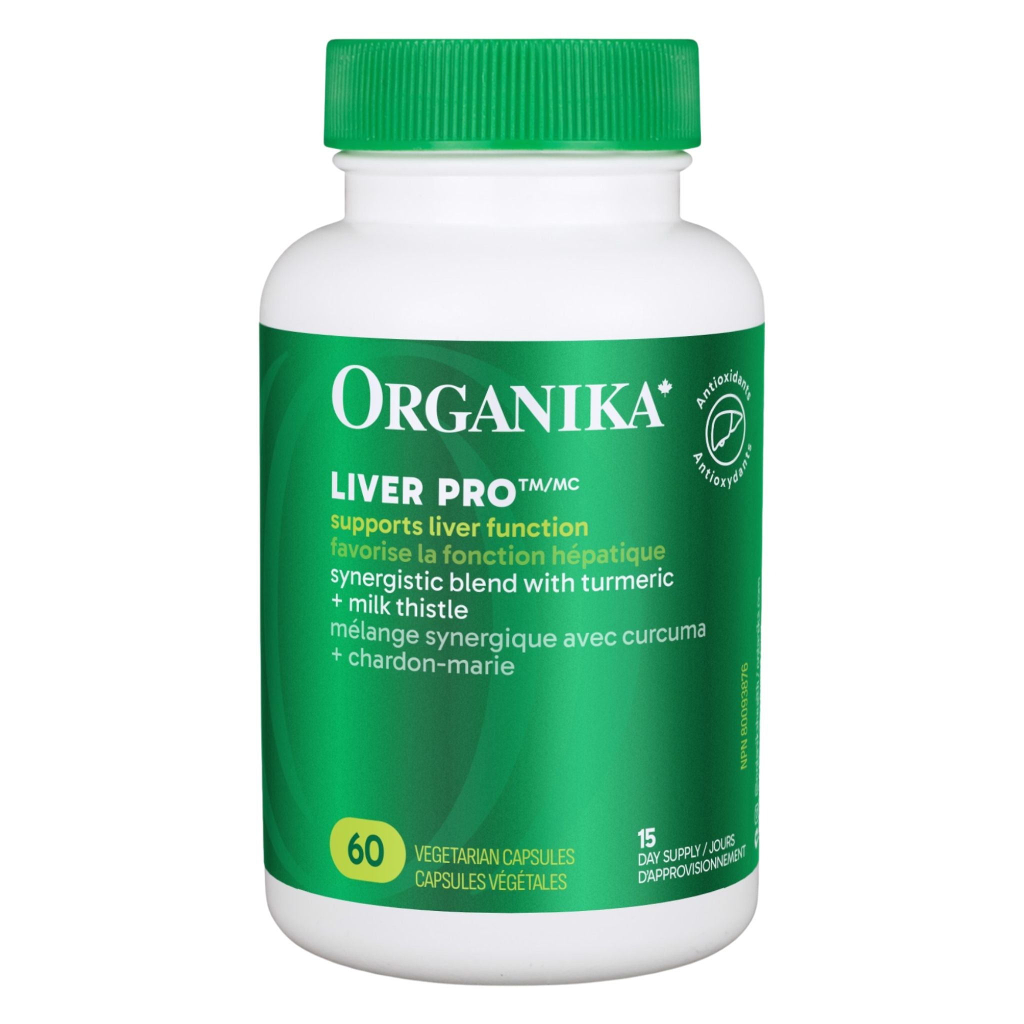 Organika Liver Pro 60 Vegetarian Capsules - Nature's Source Inc