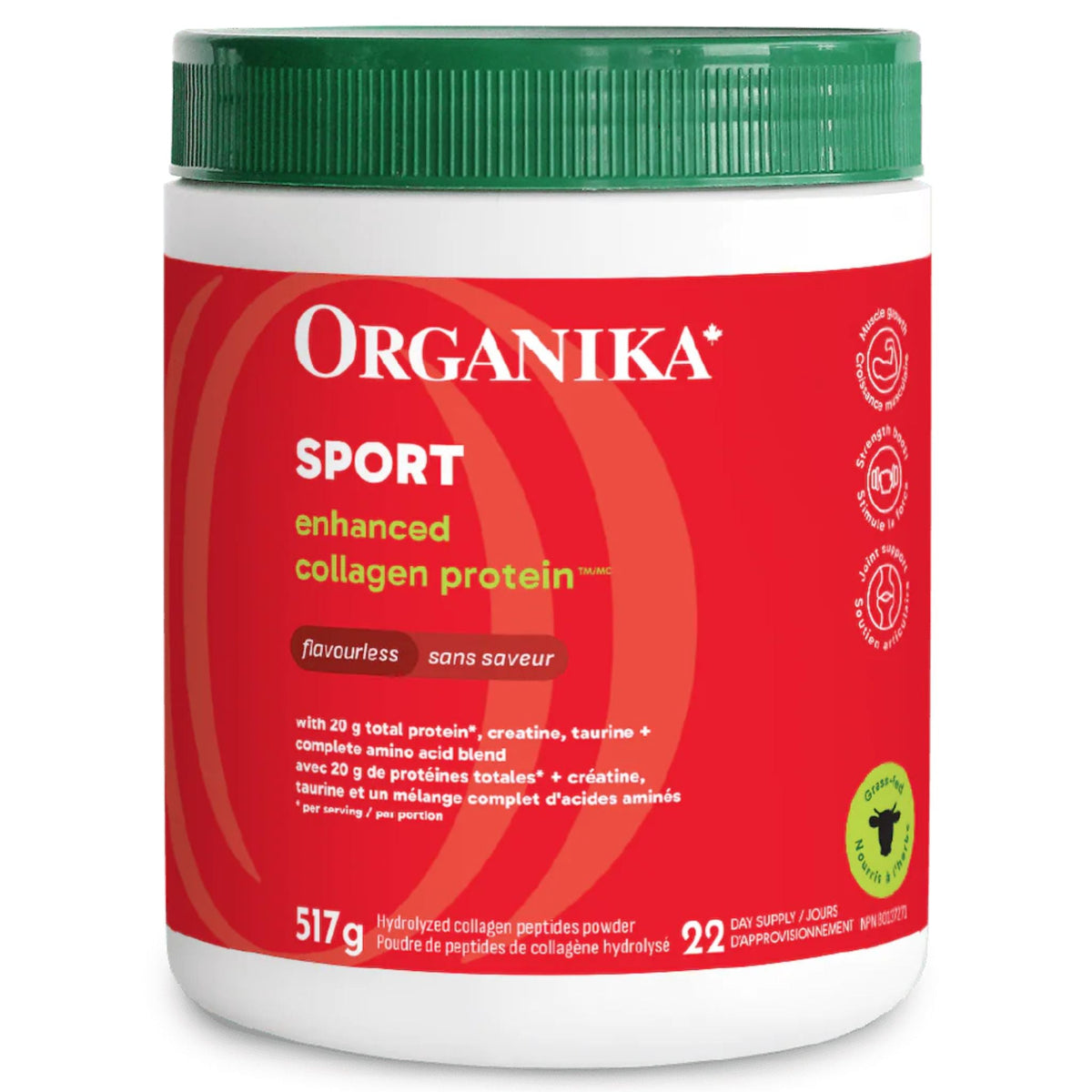 Organika Enhanced Collagen Sport 517g