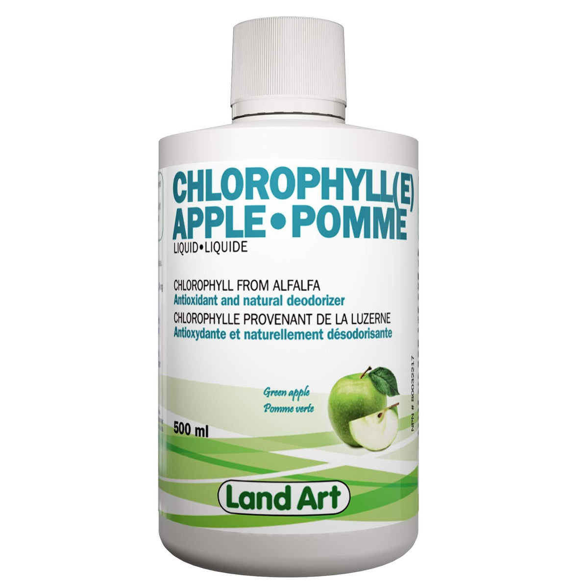 Land Art Chlorophyll(E) Green Apple 500ml