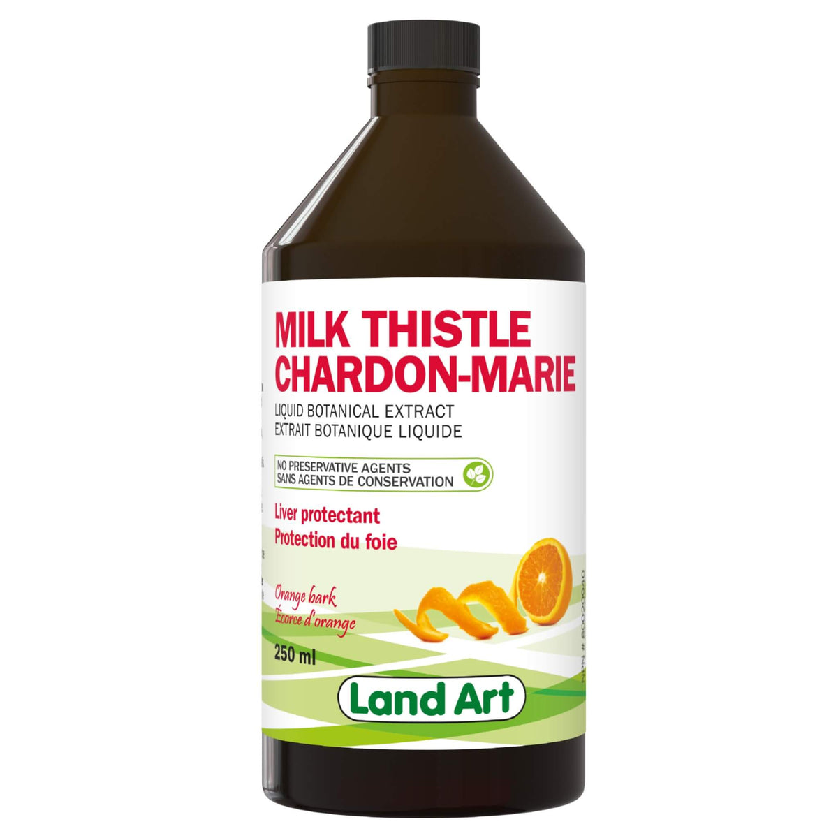 Land Art Milk-Thistle Extract Orange Bark 250ml