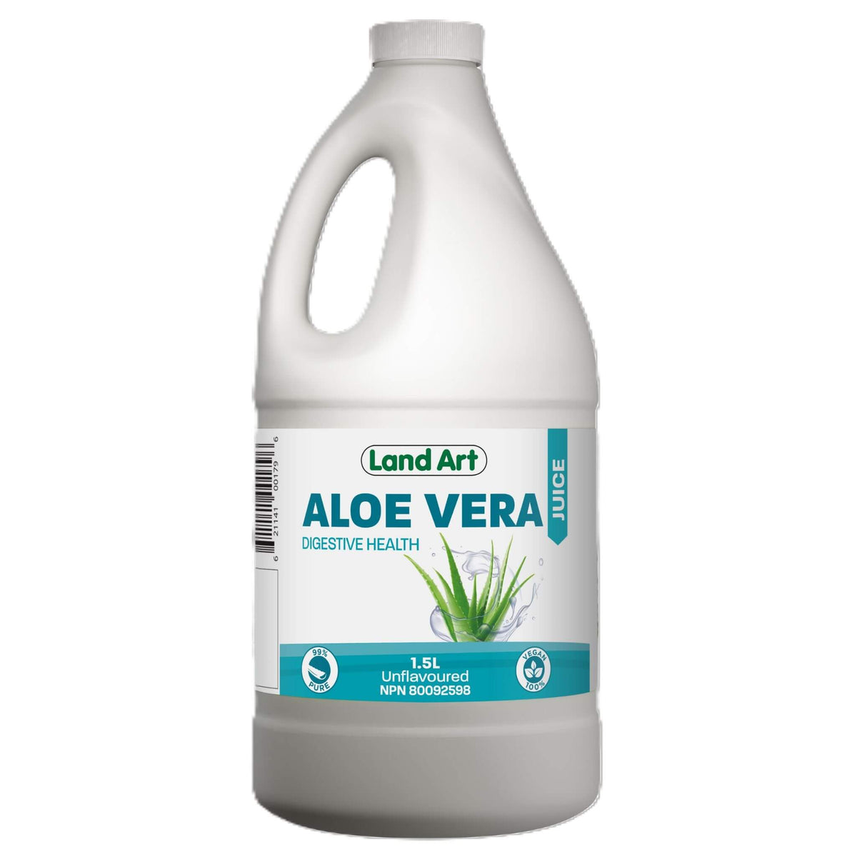Land Art Aloe Vera Pure Juice Unflavoured 1.5L