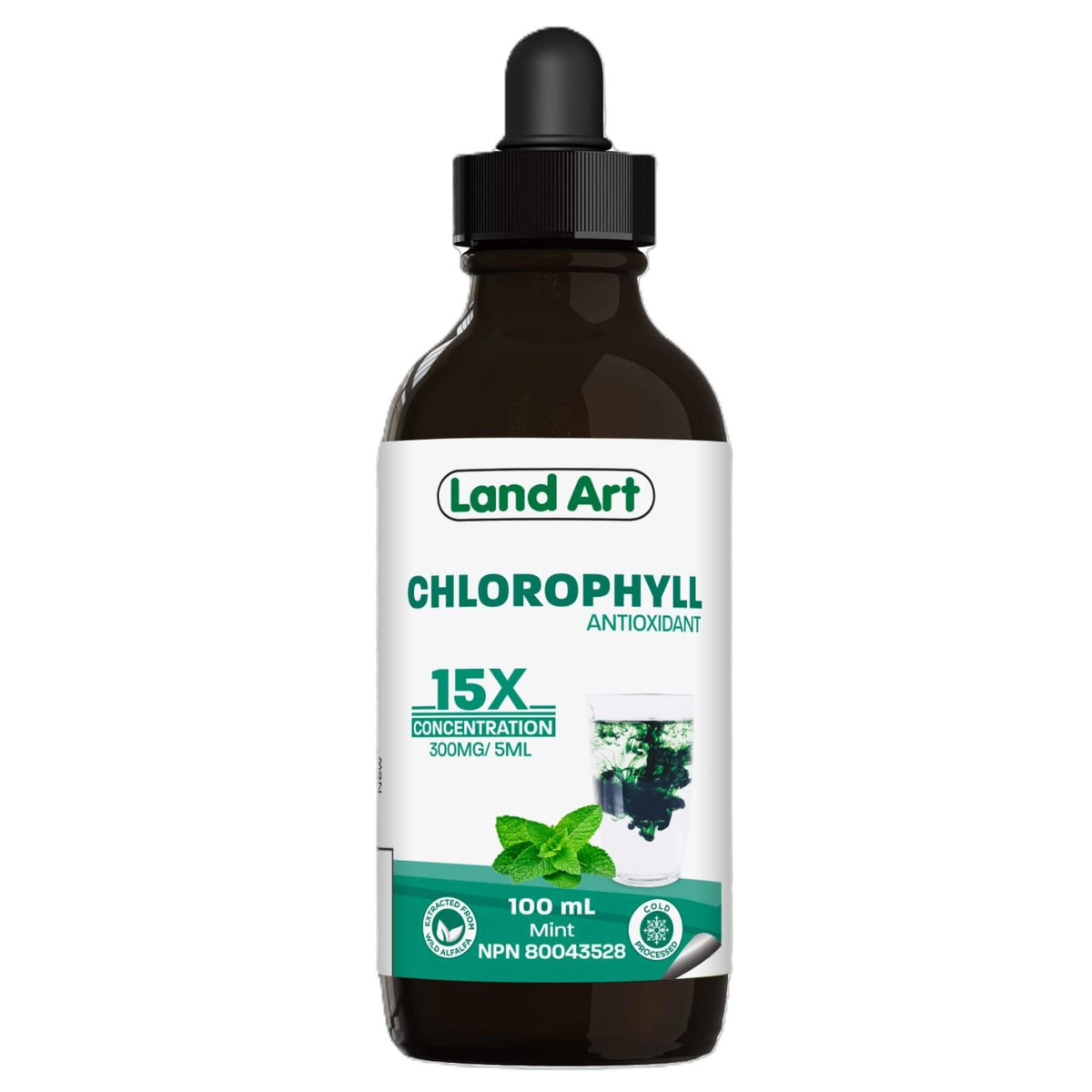 Land Art Chlorophyll(E) Concentrated 15X Mint 100ml