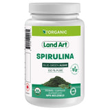 Land Art Organic Spirulina Extra c 500mg 180 Capsules
