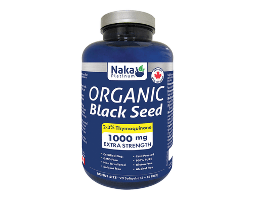 Naka Organic Black Seed 1000mg 90sg