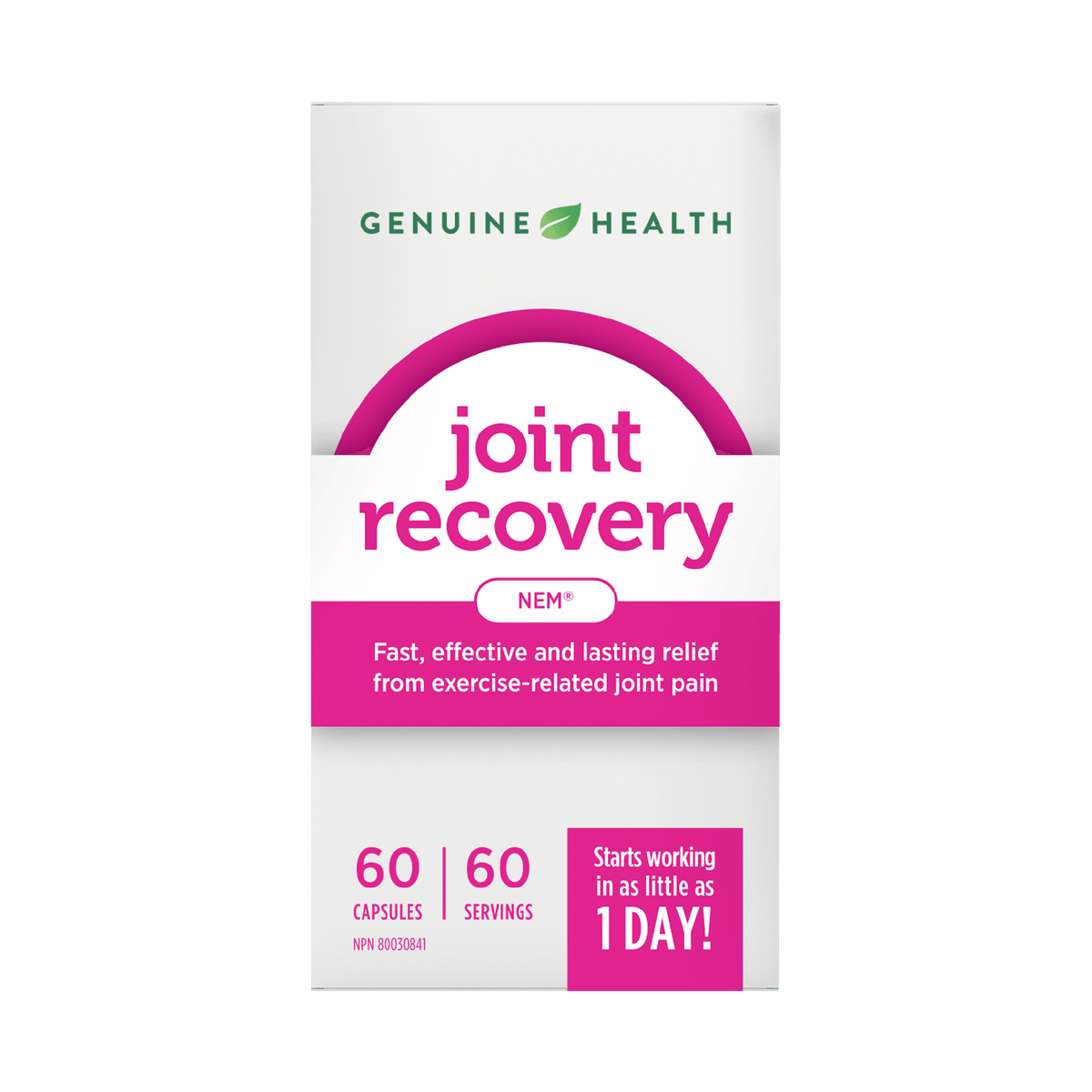 Genuine Health Fast Joint Care+ 60 Vegan Capsules - Helps Build Joint Cartilage While Improving Long-Term Joint Health, Increases Mobility And Range Of Motion, Prevent Exercise-Related Joint Pain And Stiffness