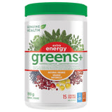 Genuine Health Greens + Extra Energy Dark Chocolate 222g - Boosts Focus & Concentration, Balances the Digestive Tract, Promotes Alertness, Energy, Stamina, and Peak Athletic Performance