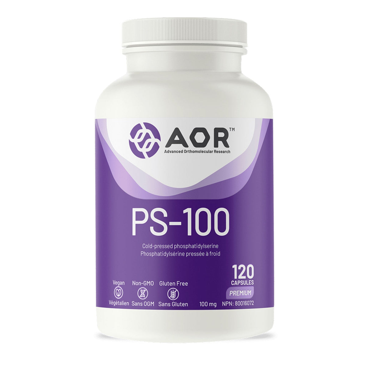 AOR PS-100, 120 Capsules