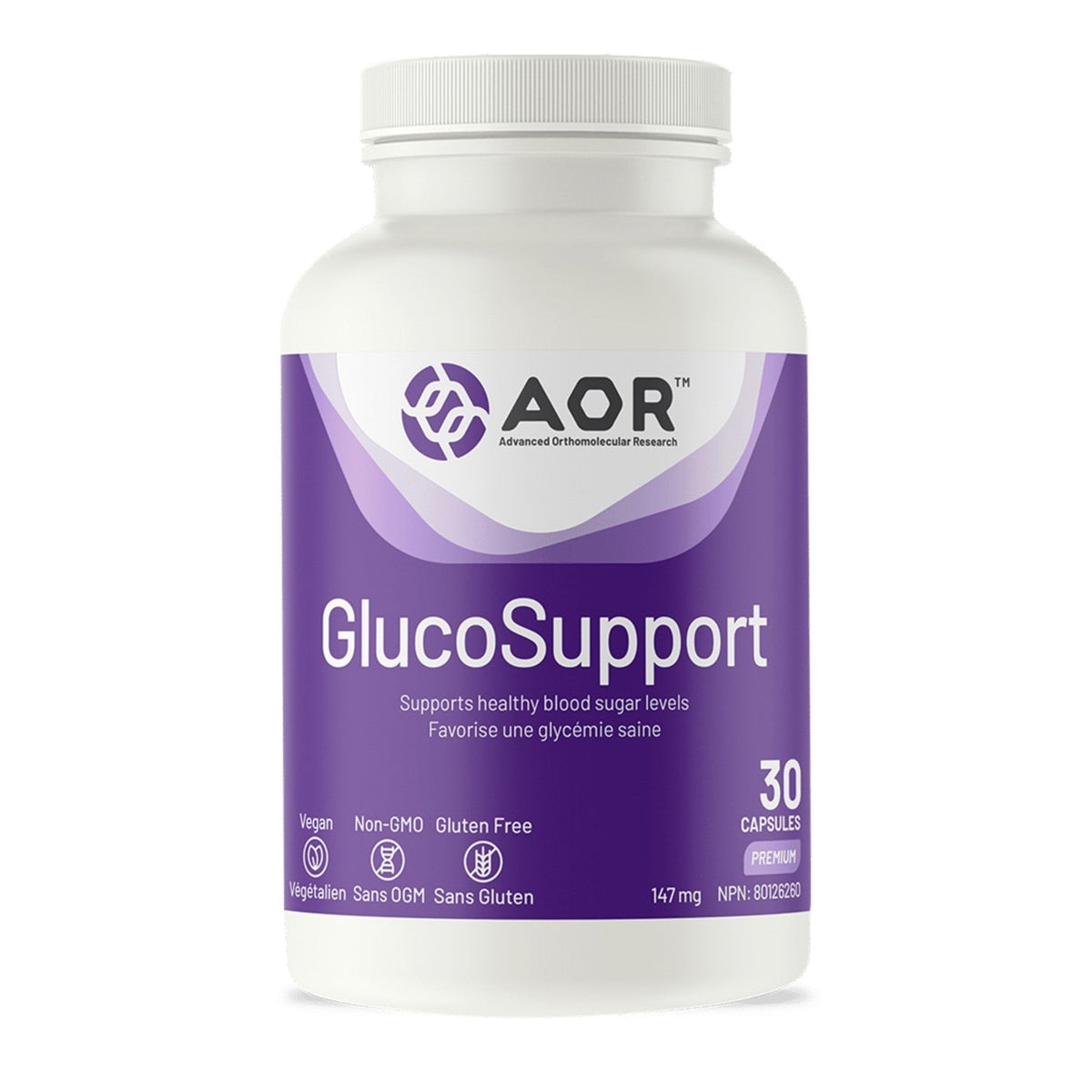 AOR GlucoSupport 30 Capsules