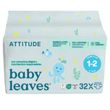 Attitude Baby Diapers Sizes 1&2 32ct