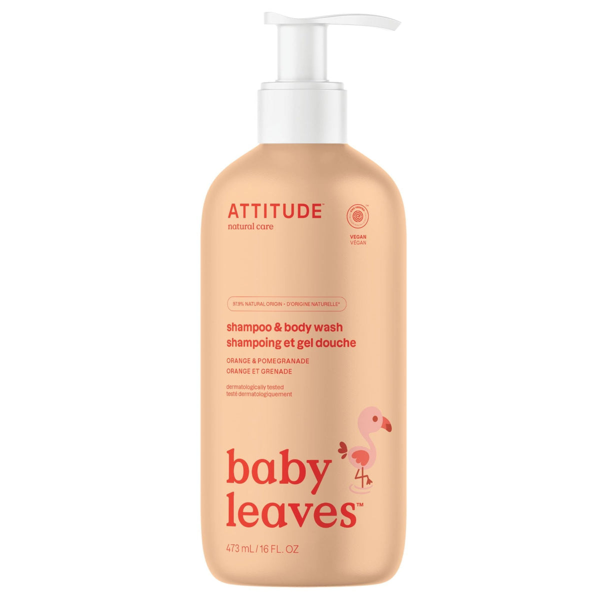 Attitude 2in1 Shampoo Orange Pomegranate 473ml