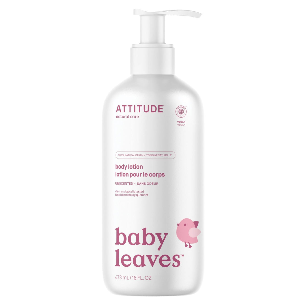 Attitude Body Lotion Fragrance Free 473ml