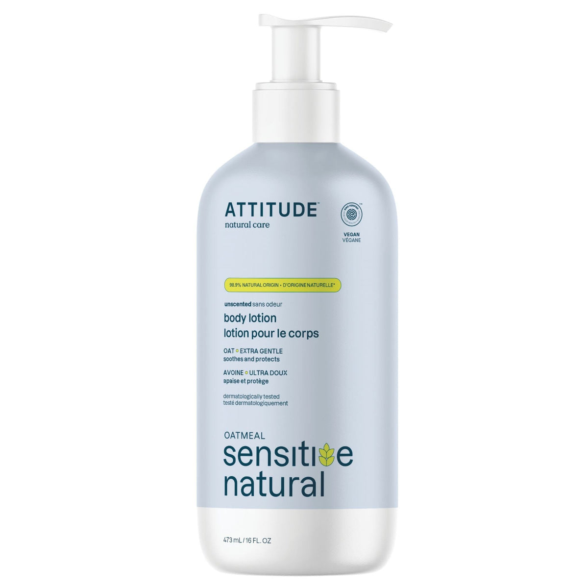 Attitude Body Lotion Unscented 473ml