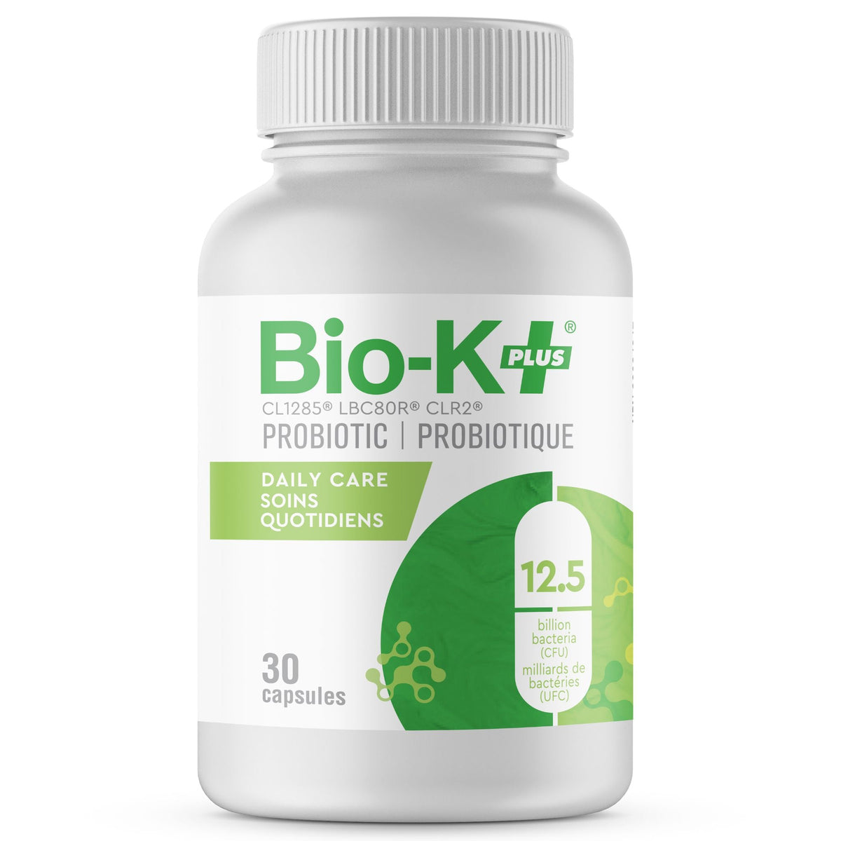 Bio-K+ Daily Care Probiotic 12.5B 30 Capsules