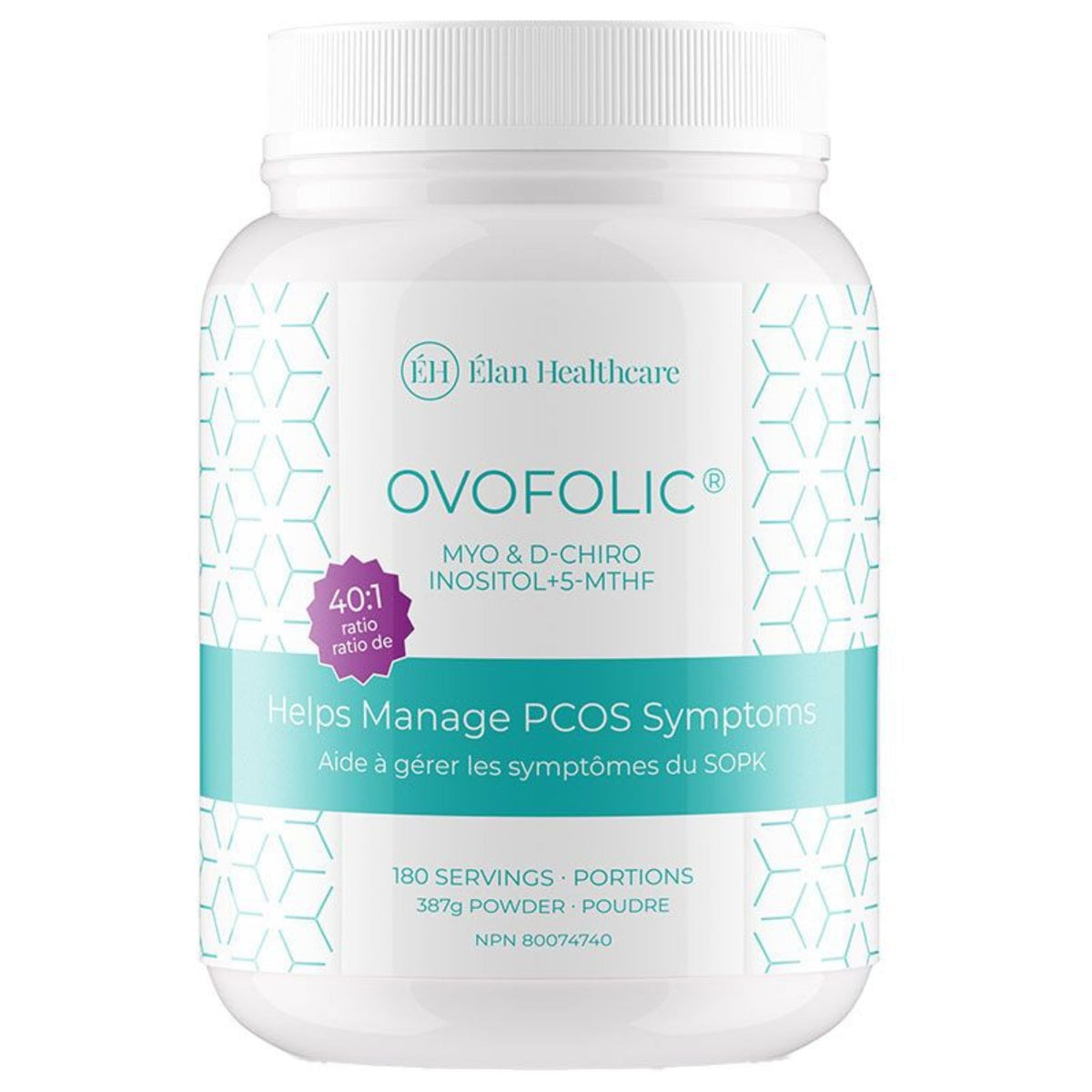 Elan Healthcare Ovofolic Powder 387g