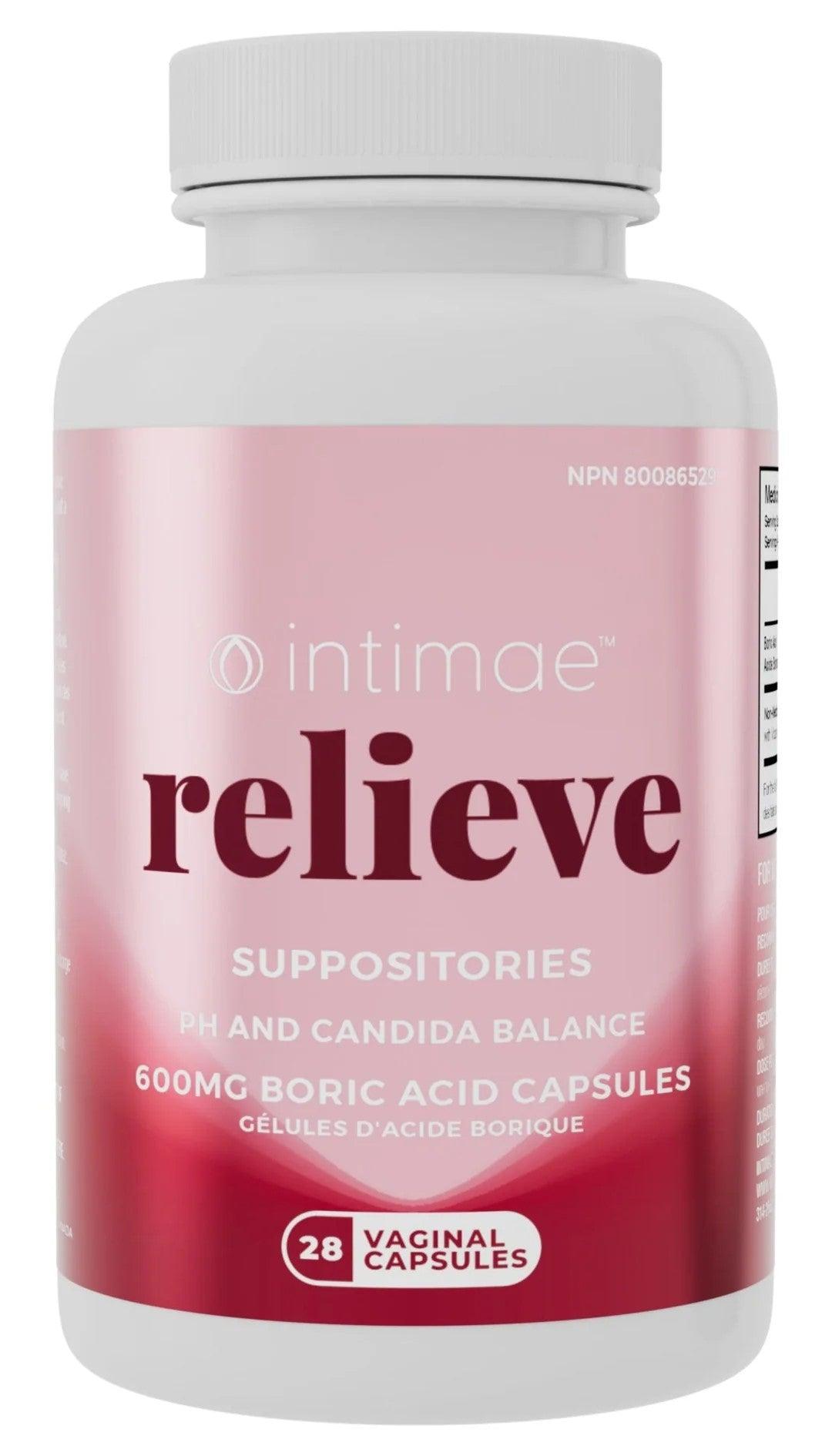 Intimae Relieve 28 Capsules - Restores Vaginal pH Balance, Supports Long-Term Vaginal Health, Posses Antibacterial and Antifungal Property