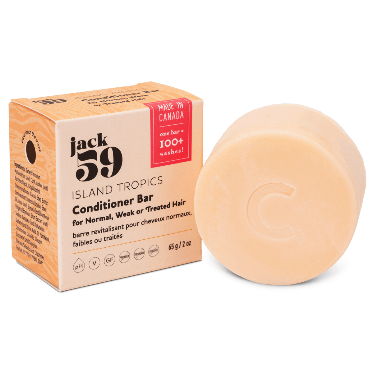 Jack59 Island Tropics Conditioner Bar 65g
