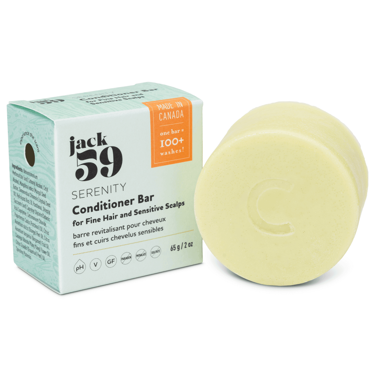 Jack59 Serenity Conditioner Bar 65g