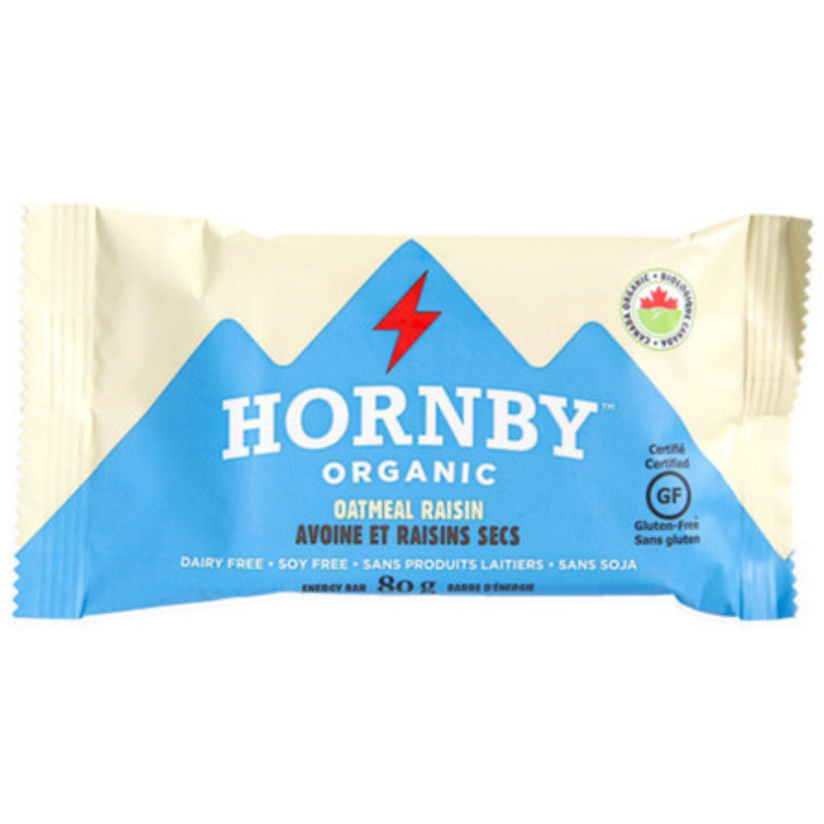 Hornby Organic Oatmeal Raisin Bars 80g - A Perfect Oatmeal Raisin Cookie, Organic Chocolate Chips That Taste Like a Coffeehouse Treat Than an Energy Bar
