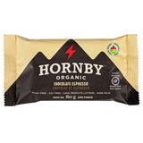 Hornby Organic Chocolate Espresso Bars 80g - Barista Blend, Brimming With Full-Bodied Coffee and Salty-Scrumptious Organic Peanut Butter Energy Bar