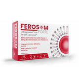 Ferosom Forte LCE Liposomal Iron Capsules 20 Vegan Caps - High Absorption, Fight Fatigue and Iron Deficiency, Safe for Usage, Improves Immune System