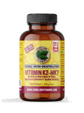 PURE LAB Vitamin K2-MK7 120mcg, 90 Vegan Caps - Superior Absorption of MK-7 in Double Micro-Encapsulated, Soy-Free Formula