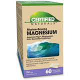 Certified Naturals Marine Magnesium 250mg 60 Vegan Capsules - Helps To Maintain Proper Muscle Function, Including The Heart, Muscle, Promotes Energy Metabolism, Tissue Formation, Bone Development, Good For Cardiovascular Health
