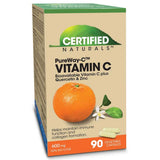 Certified Naturals PureWay-C, Bioavailable Vitamin C Plus Quercetin & Zinc 600mg 90 Vegan Capsules - Maintain Immune Function, Helps In Collagen Formation To Maintain Healthy Bones, Cartilage, Teeth & Gums, Provides Antioxidant Support