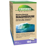 Certified Naturals Marine Magnesium 250mg 180 Vegan Capsules - Promotes Energy Metabolism, Tissue Formation, And Bone Development, Helps To Maintain Proper Muscle Function, Including The Heart Muscle