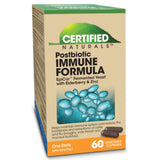 Certified Naturals Postbiotic Immune Formula 60 Vegan Capsules - Relieves Symptoms Of Colds And Flu, Including Coughs, And Sore Throats, Helps Maintain A Healthy Gut, Supports Overall Immune System Health