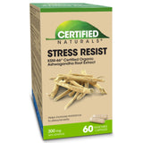 Certified Naturals Stress Resist 300mg 60 Capsules - Promote Healthy Testosterone Production In Males, Athletic Support Or Exercise Supplement, Increase Resistance To Stress And Anxiety, Improves Overall Quality Of Life