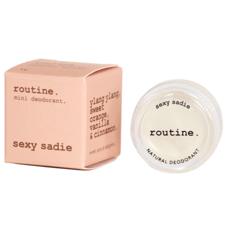 Routine Sexy Sadie Deo Mini Vegan 5g - Eliminate Odor While Maintaining Skin's Healthy Balance, Can Be Applied Between Thighs, Nape Of The Neck, Spicy, Floral And Sweet