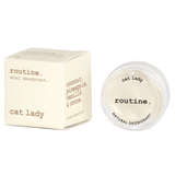 Routine Cat Lady Deo Mini Deo Miniegan 5g - Natural Formula That You Can Put On All Your Places, Especially On Your Feet, Between Your Thighs, Nape Of Your Neck, And Your Underboobs