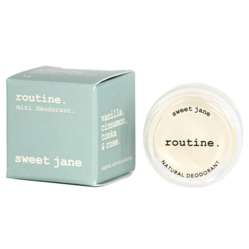 Routine Sweet Jane Deo Mini 5g - Natural Formula For Long-Lasting Protection, Featuring Luxurious Scents, Prevent Odours And Amplify Signature Scent, Contains Natural, Clean Ingredients