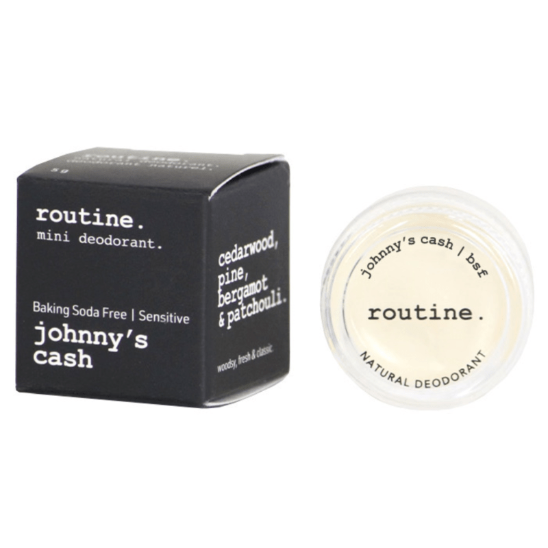 Routine Johnny's Cash (BSF) Deodorant Mini 5g - Amazing Natural Product, Deodorizer and Star of Our Original Well-loved Formulas, pH Balance, Protect Skin Sensitivities