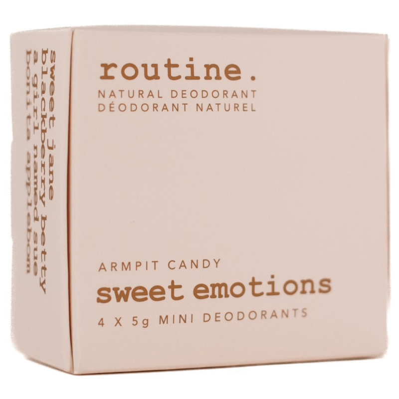 Routine Sweet Emotions Minis Kit 4x5g - Four 5g Minis Perfect for Gifting and Exploring, Includes Mini Each of: Sweet Jane, Blackberry Betty, A Girl Named Sue & Bonita Applebom