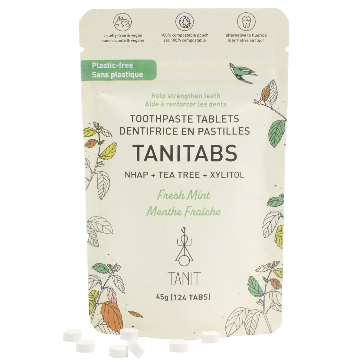 Tanit Toothpaste Fresh Mint Refill 124 Tablets